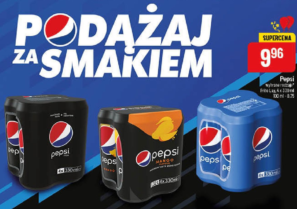 Napoj Pepsi mango promocja