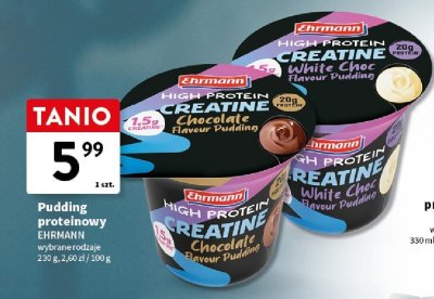 Pudding proteinowy, wybrane rodzaje promocja w Intermarche