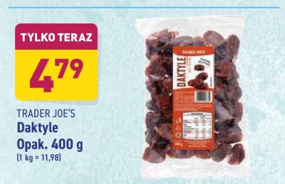 Daktyle suszone Trader joe's promocja