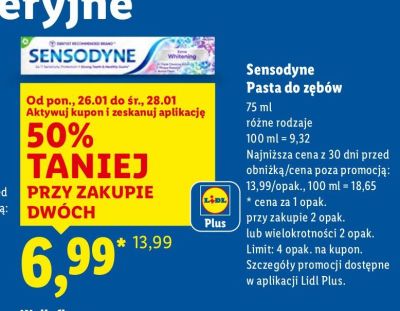 Pasta do zębów  promocja w Lidl