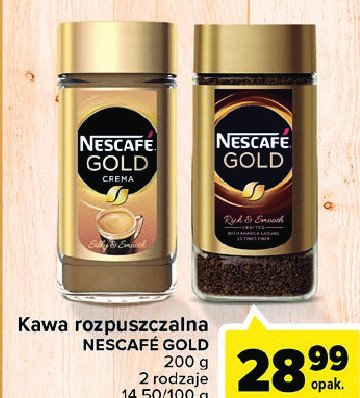 Kawa Nescafe gold crema promocje
