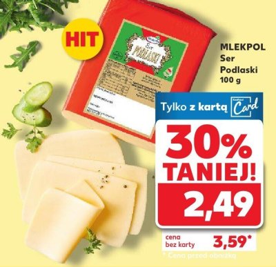 Ser Podlaski MLEKPOL promocja w Kaufland