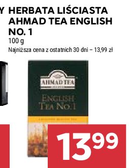 Herbata liściasta Ahmad tea london english tea no. 1 promocja