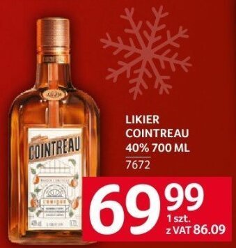 Likier Cointreau 40% 700 ml promocja w Selgros