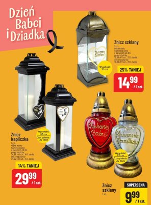 Znicz kapliczka Wysokość: 38 cm Czas palenia: do 70 H 1 szt. różne wzory promocja w POLOmarket