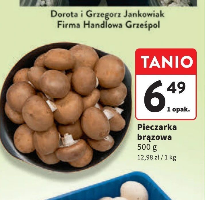 Pieczarka brązowa promocja