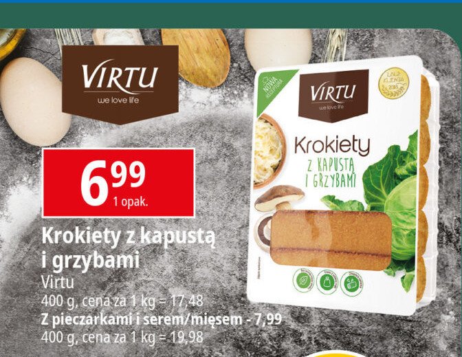 Krokiety z mięsem Virtu promocja