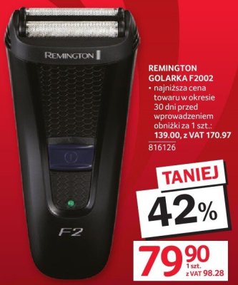 Golarka Remington F2002 promocja w Selgros