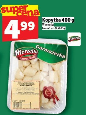 Kopytka 400 g Wierzejki promocja w TOPAZ