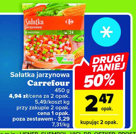 Sałatka jarzynowa Carrefour promocja