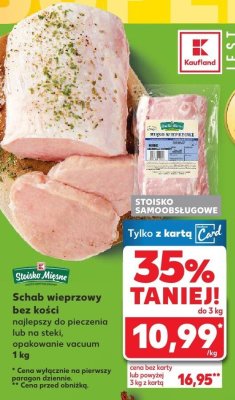 Schab wieprzowy bez ko艣ci Auchan promocja w Kaufland