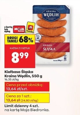 Kie艂basa 艣l膮ska Grill and fun promocja w Biedronka