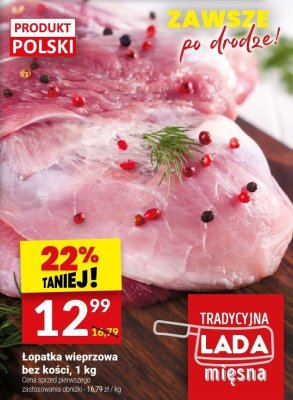 Łopatka wieprzowa bez kości promocja w Twój Market