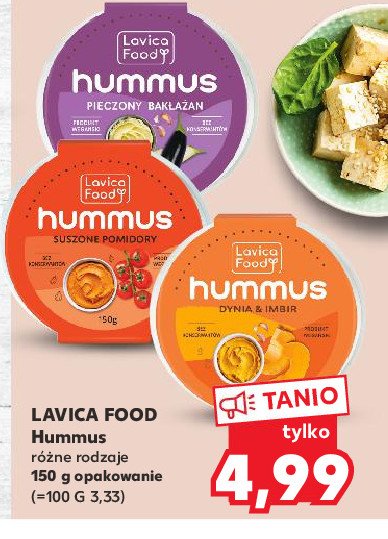 Hummus dynia i imbir LOVICA promocja