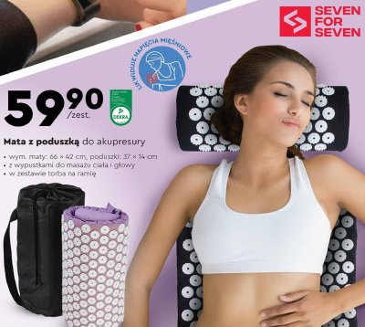 Mata do akupresury z poduszką Seven for 7 promocja