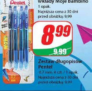 Długopis superb mix Pentel promocja
