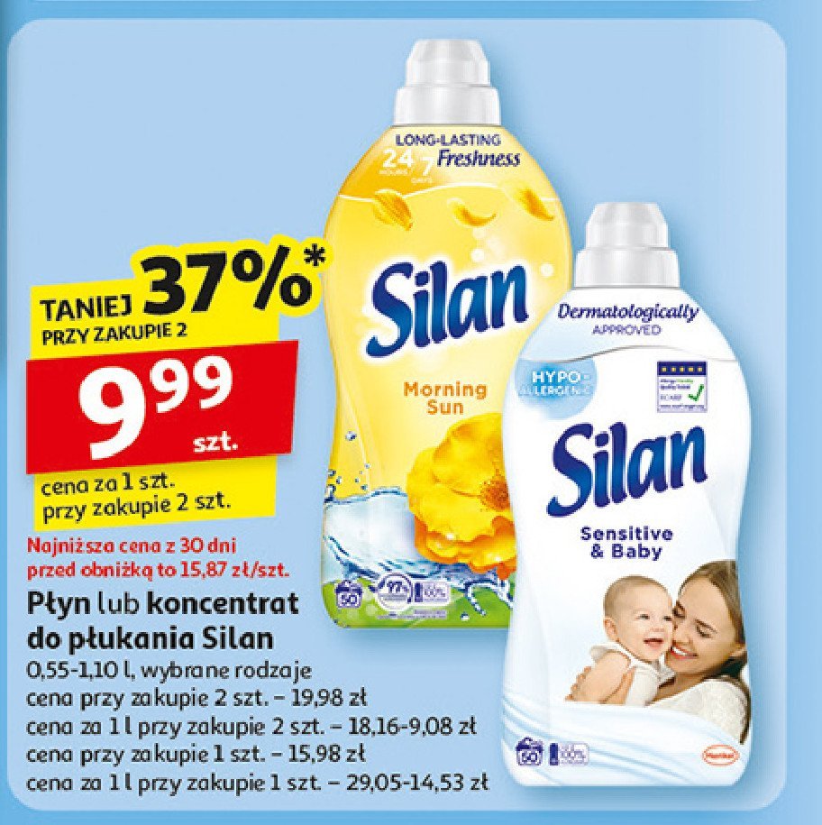 Płyn do płukania morning sun Silan promocja