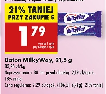 Baton Milky way promocja