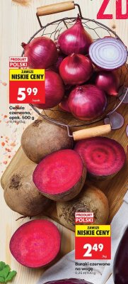 Buraki czerwone na wagę promocja w Biedronka