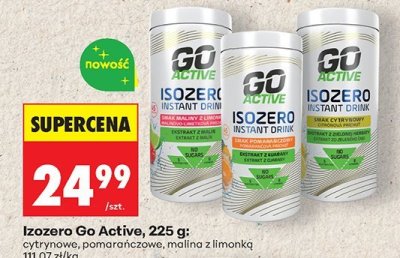Izozero Go Active, 225 g - malina z limonką promocja w Biedronka