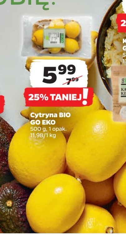 Cytryny Go eko promocja w Netto