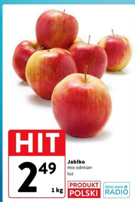 Jabłko mix odmian promocja w Intermarche