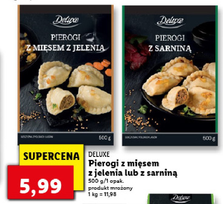 Pierogi z mi臋sem z sarny Deluxe promocja