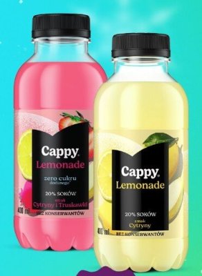Lemoniada Cappy Lemonade Cytryna i Truskawka 0,4 l promocja w Duży Ben