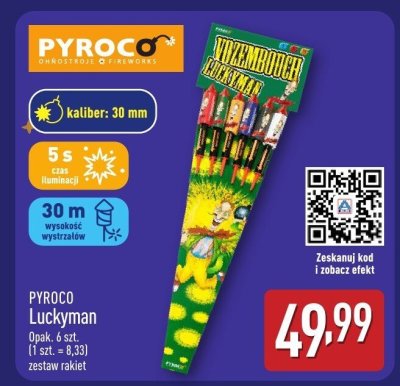 Zestaw rakiet Luckyman  promocja w Aldi