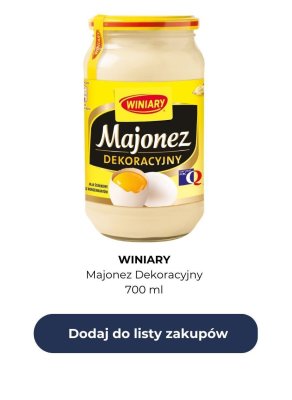 Majonez dekoracyjny 700 ml promocja w Kaufland