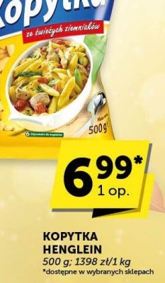 Kopytka Henglein promocja w ABC