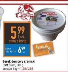Serek śremski domowy Osm śrem promocja w Selgros