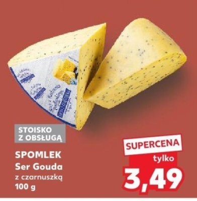 Ser Gouda SPOMLEK z czarnuszką 100 g promocja w Kaufland