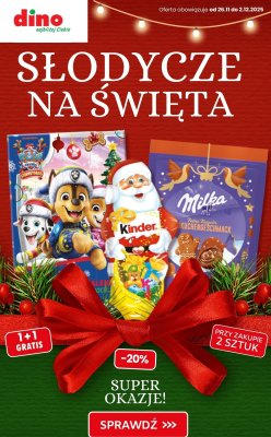 Słodycze na święta - SUPER OFERTY!, strona 0 promocja w Dino