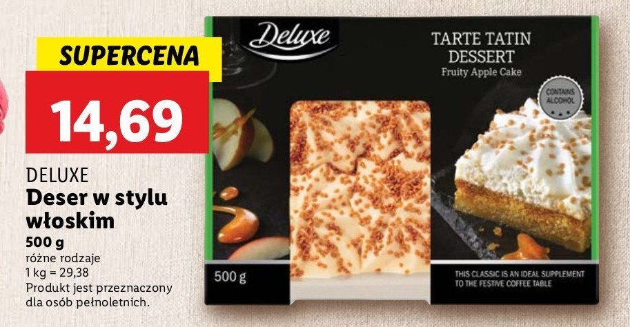 Deser tarte tatin Deluxe promocja w Lidl