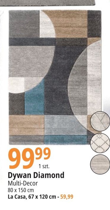 Dywan diamond 80 x 150 cm Multidecor promocja