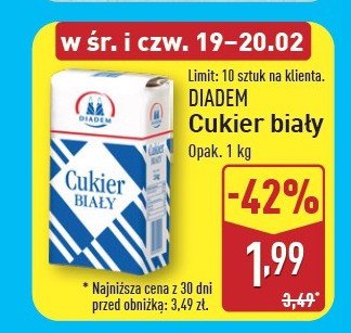 Cukier biały Diadem promocja