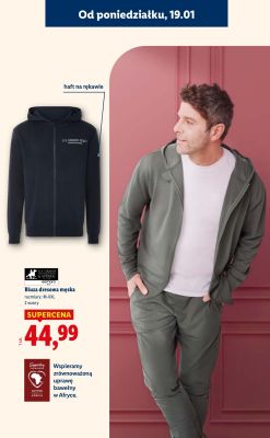 Bluza dresowa męska U.S. Grand Polo dla Esmara Men promocja