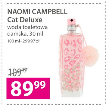 Woda toaletowa Naomi campbell cat deluxe promocje