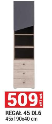 Regał 45 DL6 promocja w Merkury Market