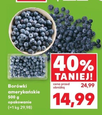 Borówki amerykańskie 500 g Kaufland promocja w Kaufland