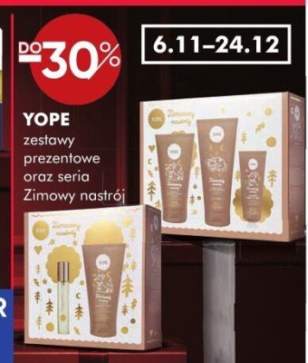 Zestawy prezentowe oraz seria Zimowy nastrój YOPE promocja w Super-Pharm
