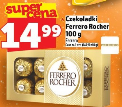 Czekoladki Ferrero Rocher 100 g promocja w TOPAZ