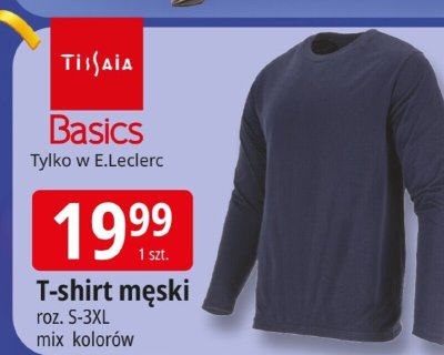 T-shirt męski promocja w Leclerc