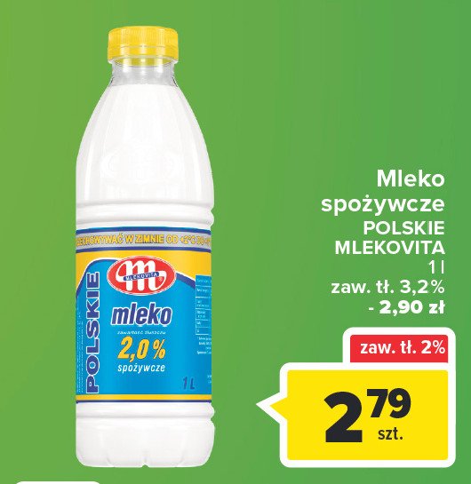Mleko 3.2% Mlekovita polska łąka promocja