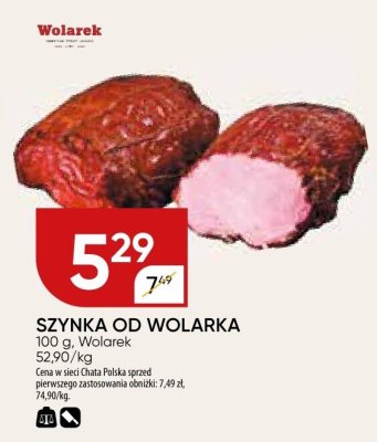 Szynka od Wolarek promocja w Chata Polska