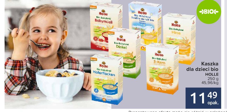 Kaszka mleczno-pszenna bananowa Holle promocja