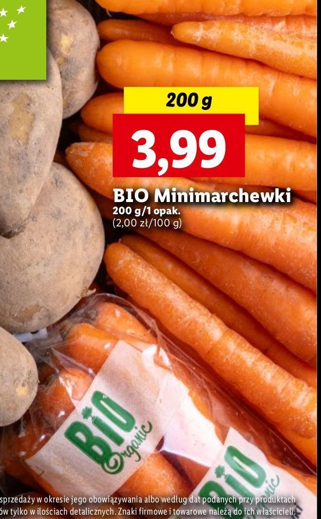 Marchew mini bio promocja