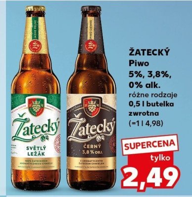 Piwo Černý Lezak promocja w Kaufland