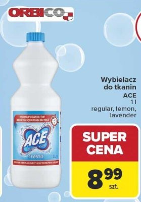 Wybielacz do tkanin ACE Classic promocja w Carrefour